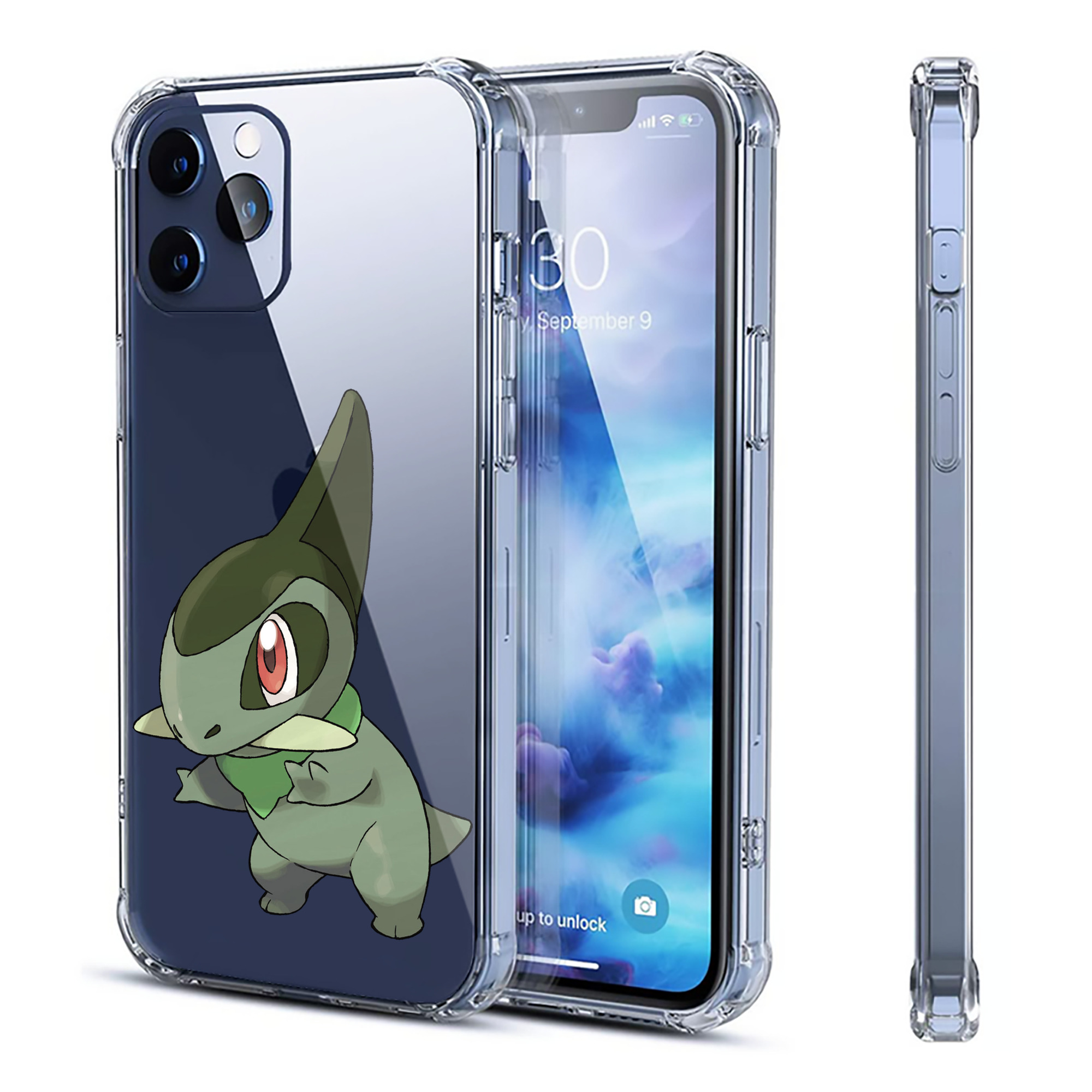 （画像用） ポケットモンスター Pokémon 【iPhone 12シリーズ対応】透明スマホケース（クリアソフトケース）